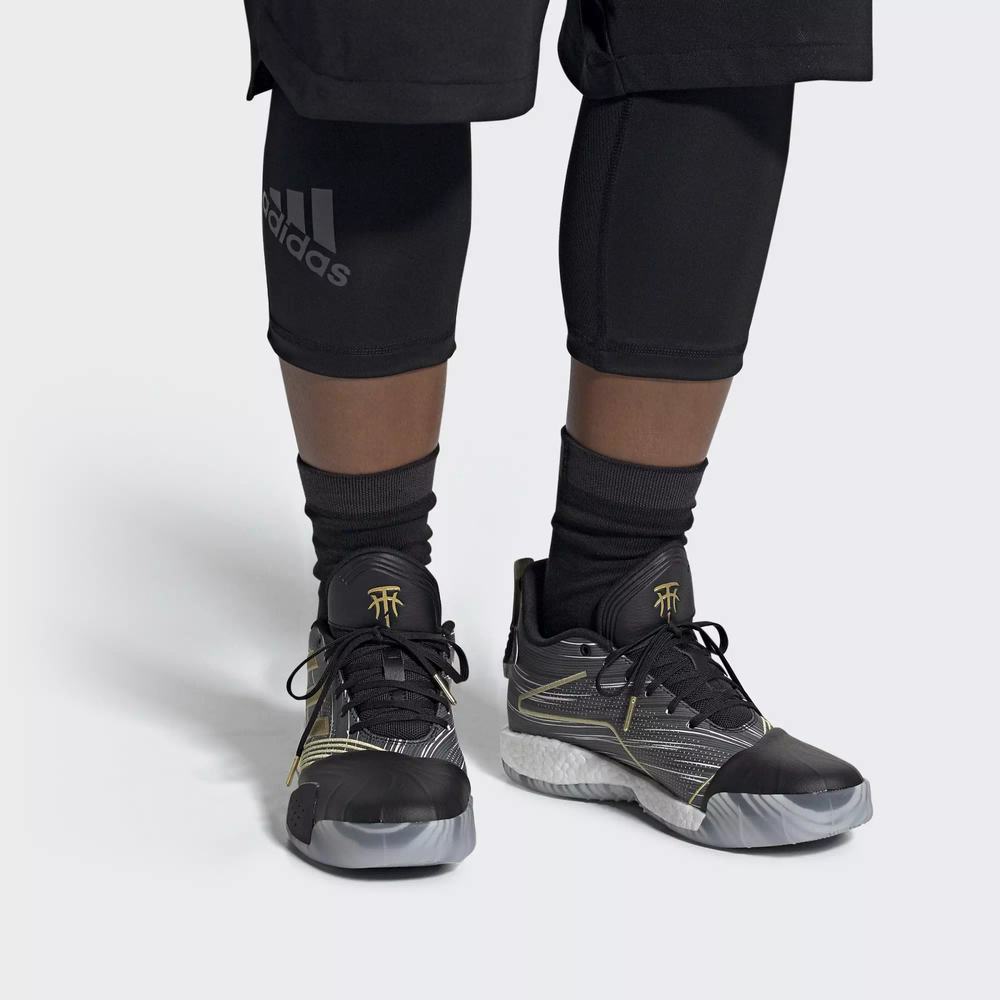 Adidas T-Mac Millennium Tenis De Basketball Negros Para Mujer (MX-21774)